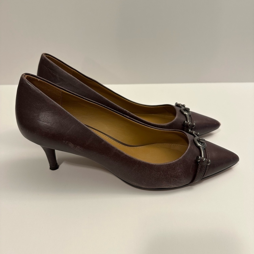 Coach Lauri Pointed-Toe Pumps Size 8.5 View 2